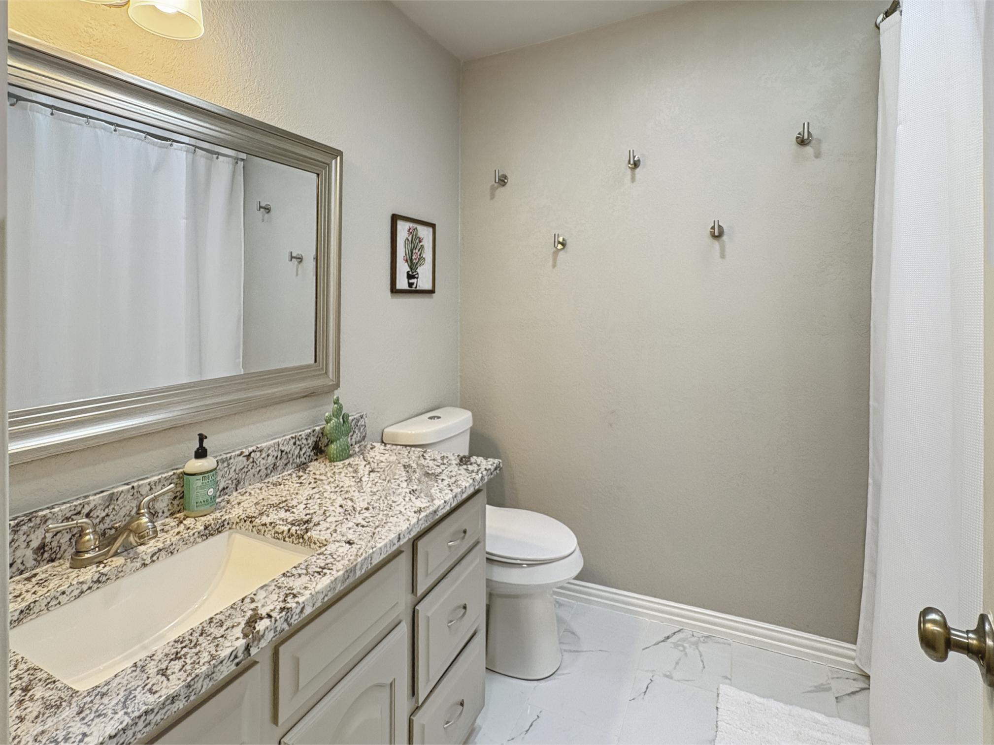 Shared hall bath